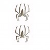 3D spider - car sticker - chromeStickers