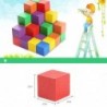 Colorful building cubes - wooden blocks - educational toy - 30 piecesWooden