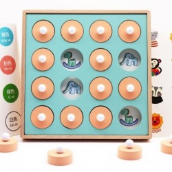 Memory matching - board game - wooden - 3D educational toyWooden