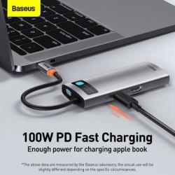 Baseus - USB C HUB USB type-C - multi HUB 3.0 - Ethernet - splitter - adapter - for Macbook / SamsungHubs
