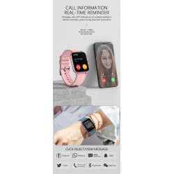 COLMI P8 Plus - 1.69 inch Smart Watch - GTS 2 - full touch - fitness tracker - sleep monitoring - calls - waterproofWatch