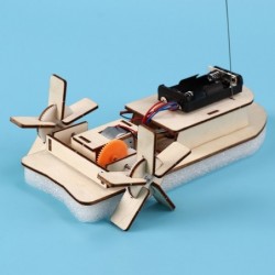 Wireless RC model - wooden scientific experiment - educational toy - DIY kitBoats