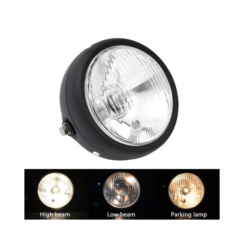 6 1/2" - retro motorcycle headlight lampLights