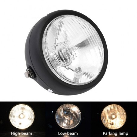6 1/2" - retro motorcycle headlight lampLights