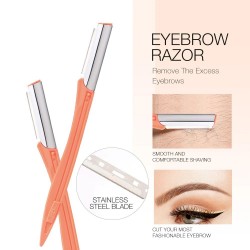 Eyebrow trimmer / blade razor / shaper / facial hair removal - 2 piecesEyes