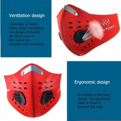 PM25 - protective mouth / face mask - double air valve - anti bacterial / anti pollutionMouth masks