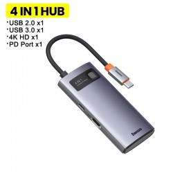 Baseus - USB C HUB USB type-C - multi HUB 3.0 - Ethernet - splitter - adapter - for Macbook / SamsungHubs
