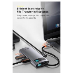Baseus - USB C HUB USB type-C - multi HUB 3.0 - Ethernet - splitter - adapter - for Macbook / SamsungHubs