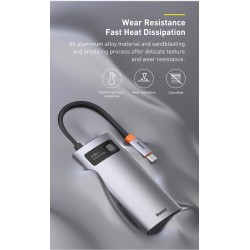 Baseus - USB C HUB USB type-C - multi HUB 3.0 - Ethernet - splitter - adapter - for Macbook / SamsungHubs