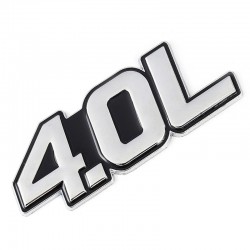 3D metal car sticker - engine size emblem - 4.0L - 7.0LStickers