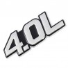 3D metal car sticker - engine size emblem - 4.0L - 7.0LStickers