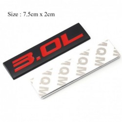 Metal car sticker - engine size emblem - 3.0L - 3.8LStickers