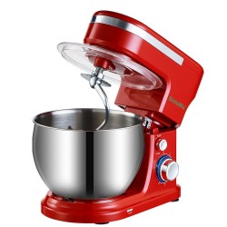 BioloMix - kitchen stand mixer - stainless steel bowl - 6-speed / whisk / dough kneading - 1200W / 5LBakeware