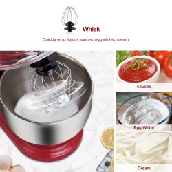 BioloMix - kitchen stand mixer - stainless steel bowl - 6-speed / whisk / dough kneading - 1200W / 5LBakeware