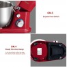 BioloMix - kitchen stand mixer - stainless steel bowl - 6-speed / whisk / dough kneading - 1200W / 5LBakeware