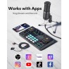 LITE AM200-S1 - all-in-one microphone - mixer kit - audio interface - with condenser microphone / earphonesMicrophones