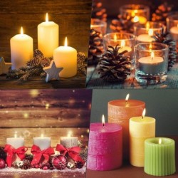 Candle wicks - smokeless - cotton core - for candle making - 100 piecesCandles & Holders