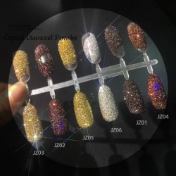 Shiny sugar nail art powder - glitter - luxurious sparkle dustNail polish