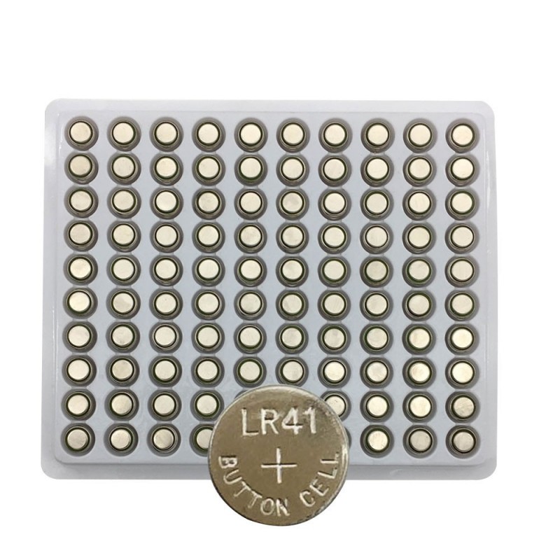 LR41 AG3 / 192 / SR41 / 392 cell battery - 100 piecesBattery