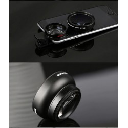 Phone camera lens - 0.45X wide angle / 10X macro - clip-on - kitLenses