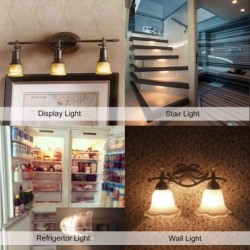 Vintage LED bulb - Edison tubular - T22 - E12 - E14 - 1W - dimmable - 2200K gold - 25 piecesE14