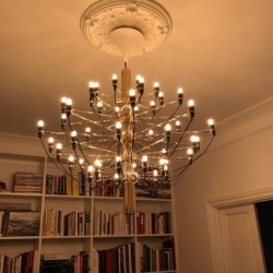 Vintage LED bulb - Edison tubular - T22 - E12 - E14 - 1W - dimmable - 2200K gold - 25 piecesE14