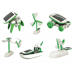 6 in 1 robot toys - educational kit - powered by solarSolar
