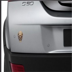 3D skull - metal car / motorcycle sticker - emblemStickers