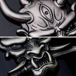 3D warrior - car / motorcycle sticker - metal emblemStickers