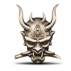 3D warrior - car / motorcycle sticker - metal emblemStickers