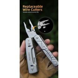 ROXON S802 Phantom - multi tool - pliers / scissors with replaceable knife / wire cuttersPliers