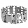 29 in 1 multi tool - stainless steel bracelet - screwdriver / bottle opener / allen wrenchBracelets