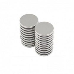 N35 - neodymium magnet - strong round cylinder - 22 * 2 mmN35