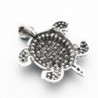 Vintage necklace with rhinestone turtleNecklaces