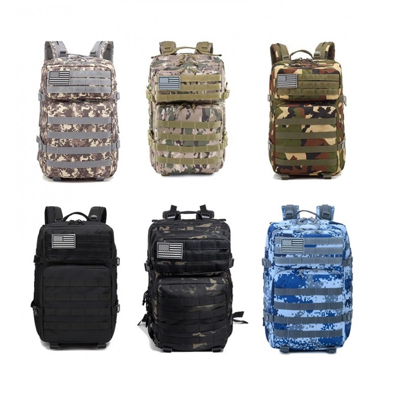 Tactical / military backpack - camouflage - waterproof - large capacity - 50LBackpacks