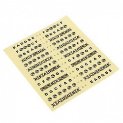 Guitar fretboard / fingerboard stickers - ultra thin - map fretsGuitars