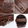 Luxurious crossbody bag - with zippers - genuine leatherBags