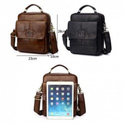 Elegant shoulder bag - with zippers - genuine leatherBags