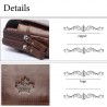 Vintage small shoulder bag - waist pack - genuine leather - flap designBags