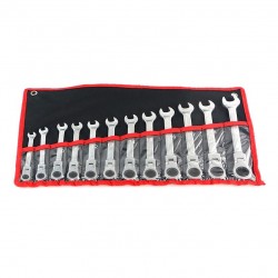 Car wrench set - adjustable gear nut - flexible head - with bag - 12 piecesTools & maintenance