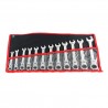 Car wrench set - adjustable gear nut - flexible head - with bag - 12 piecesTools & maintenance