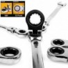 Flexible ratchet wrench - metric spanner nut - open end / ring - 8mm - 13mmWrenches
