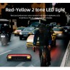 Bike brake light - turning light - flash tail rear lamp - laser line - with remote control - wireless - waterproofLights