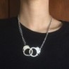 Trendy short necklace - love handcuffs - unisexNecklaces