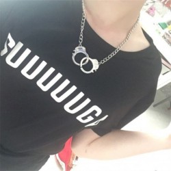 Trendy short necklace - love handcuffs - unisexNecklaces