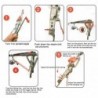 Fishing rod holder - bracket - automatic spring - adjustable - foldable - stainless steelTools