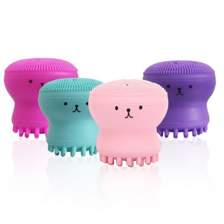 Silicone face cleansing brush - octopus shapeSkin
