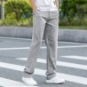 Men's summer trousers - thin - straight - cottonPants