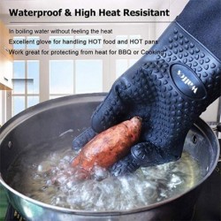 Long protective glove - for cleaning / BBQ - heat resistant - silicone - 1 pieceCleaning