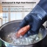 Long protective glove - for cleaning / BBQ - heat resistant - silicone - 1 pieceCleaning